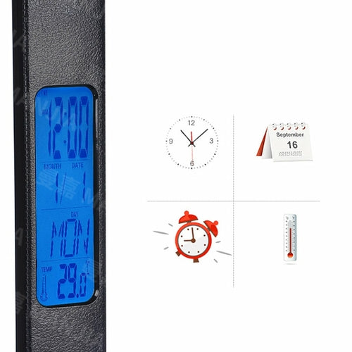 Lampada Plus 3 in 1 con caricabatteria per telefono, orologio e termostato
