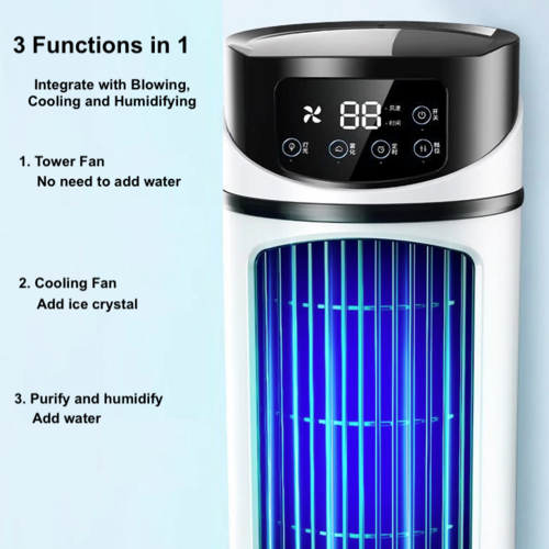 Mini ventilatore portatile per il raffreddamento dell'aria e dell'acqua