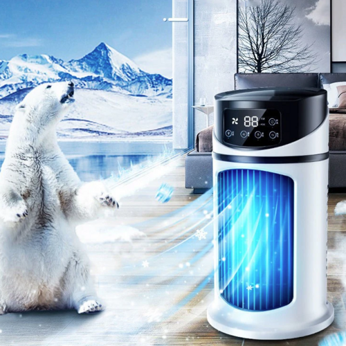 Mini ventilatore portatile per il raffreddamento dell'aria e dell'acqua
