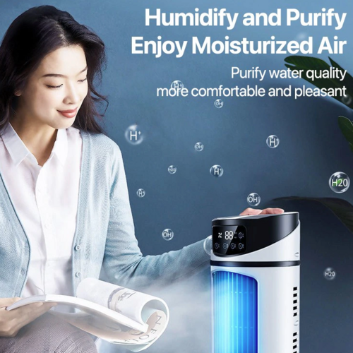 Mini ventilatore portatile per il raffreddamento dell'aria e dell'acqua