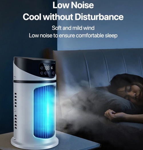 Mini ventilatore portatile per il raffreddamento dell'aria e dell'acqua