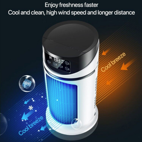 Mini ventilatore portatile per il raffreddamento dell'aria e dell'acqua
