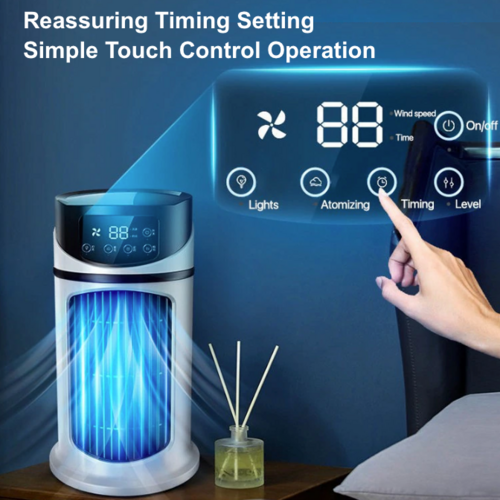 Mini ventilatore portatile per il raffreddamento dell'aria e dell'acqua
