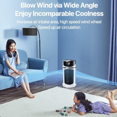 Mini ventilatore portatile per il raffreddamento dell'aria e dell'acqua