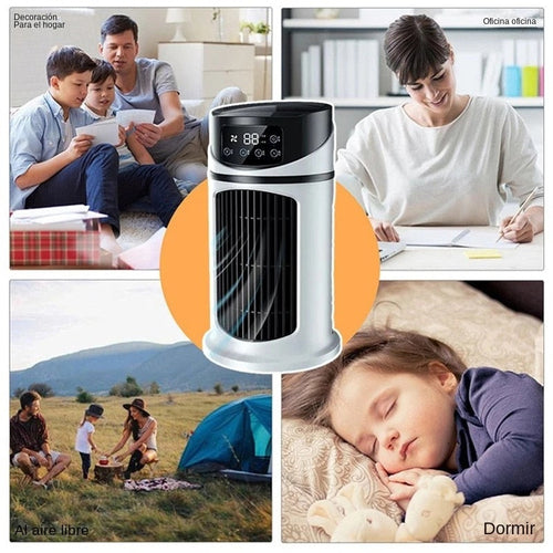 Mini ventilatore portatile per il raffreddamento dell'aria e dell'acqua