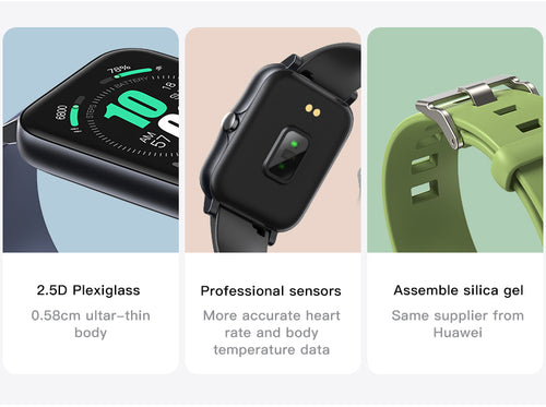 Smartwatch ultrasottile impermeabile IP68 a schermo intero