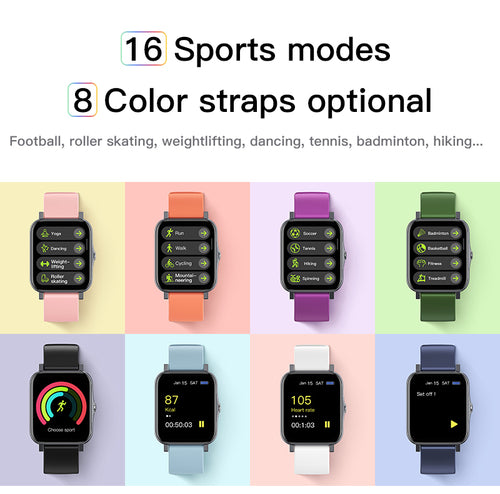 Smartwatch ultrasottile impermeabile IP68 a schermo intero