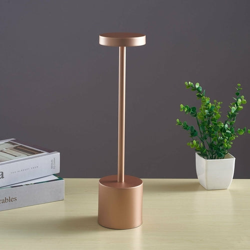 Lampada da tavolo a LED a forma di I in stile nordico per camera da letto