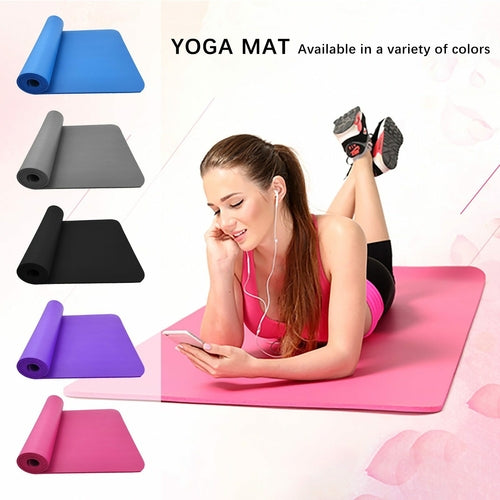 Tappetino da yoga e fitness antiscivolo di grandi dimensioni