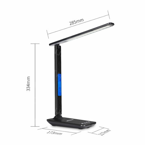 Lampada Plus 3 in 1 con caricabatteria per telefono, orologio e termostato