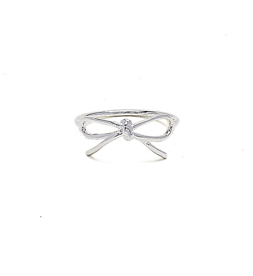 Anello con fiocco delicato